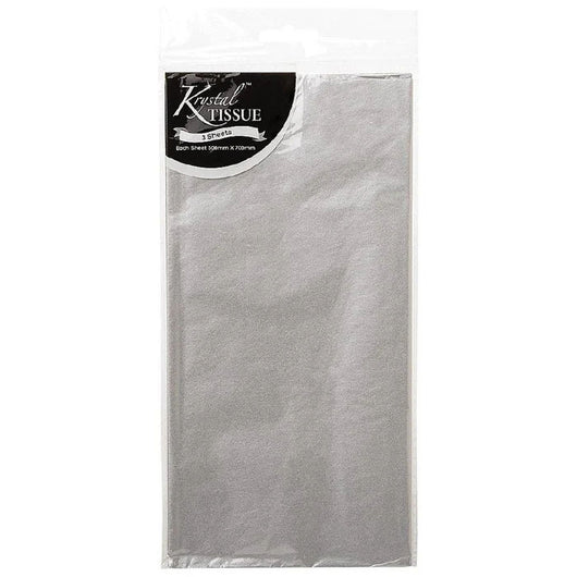 Krystal Silver Tissue Paper – 3 Pack