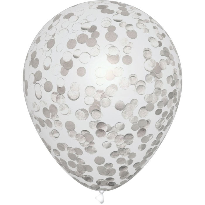 Confetti Balloons 30cm- 3pk