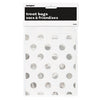 Patterned Paper Treat Bags | Gold or Silver Dots