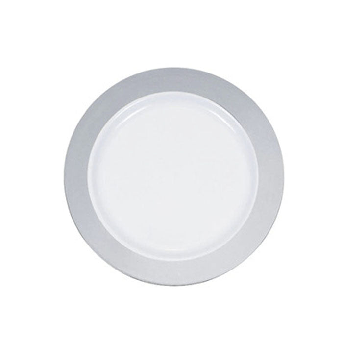 Silver Trim 7" Plates | The French Kitchen Castle Hill