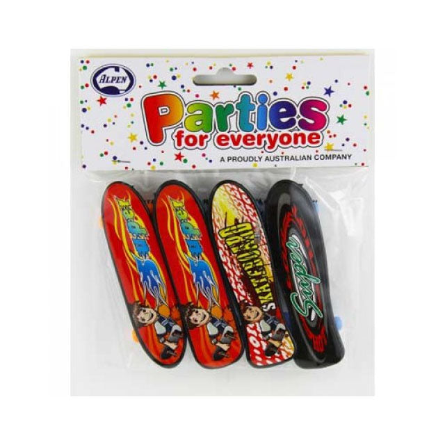 Mini Skateboard Toys | 4 pack
