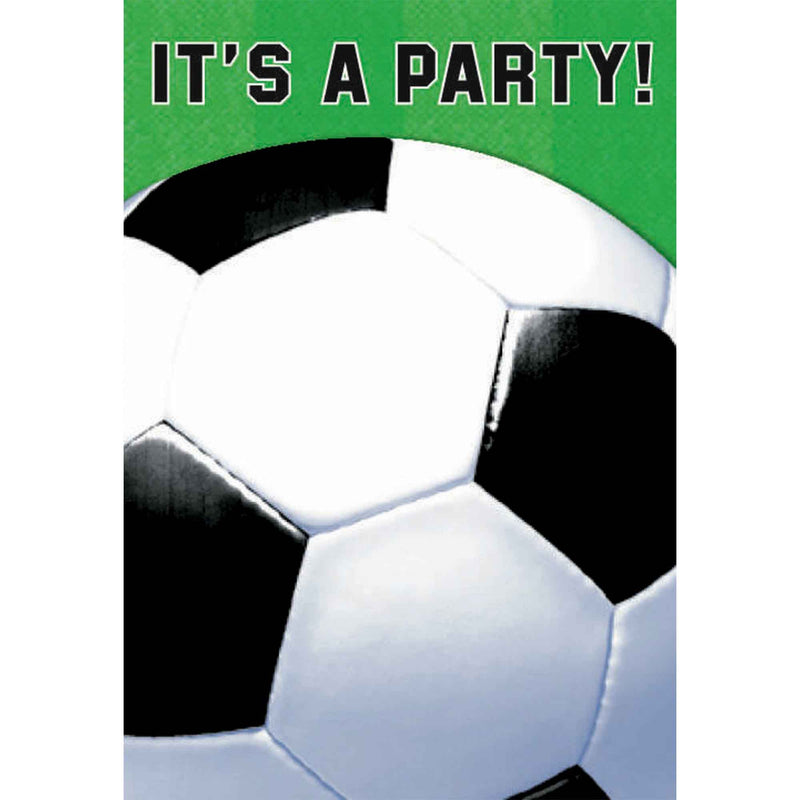 Soccer Invitations 8pk