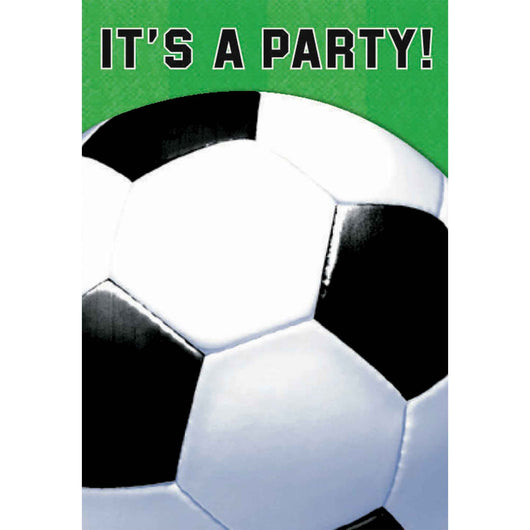 Soccer Invitations 8pk