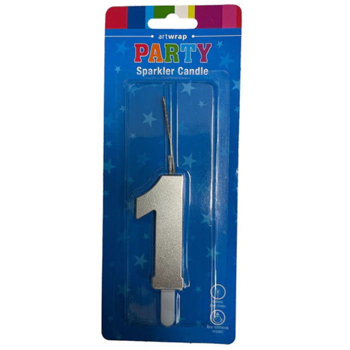 Numeral Sparklers to Candle