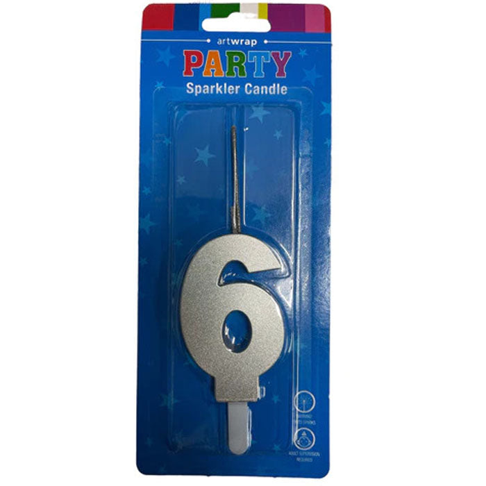 Numeral Sparklers to Candle