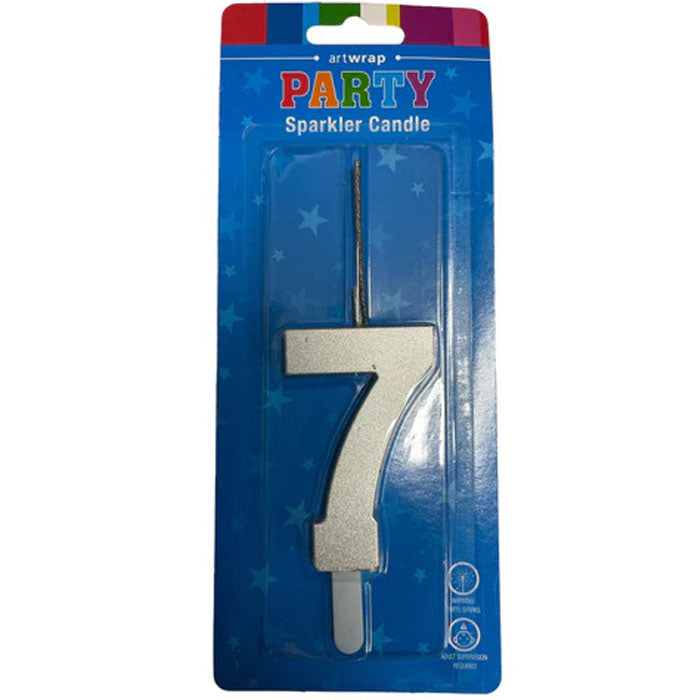 Numeral Sparklers to Candle