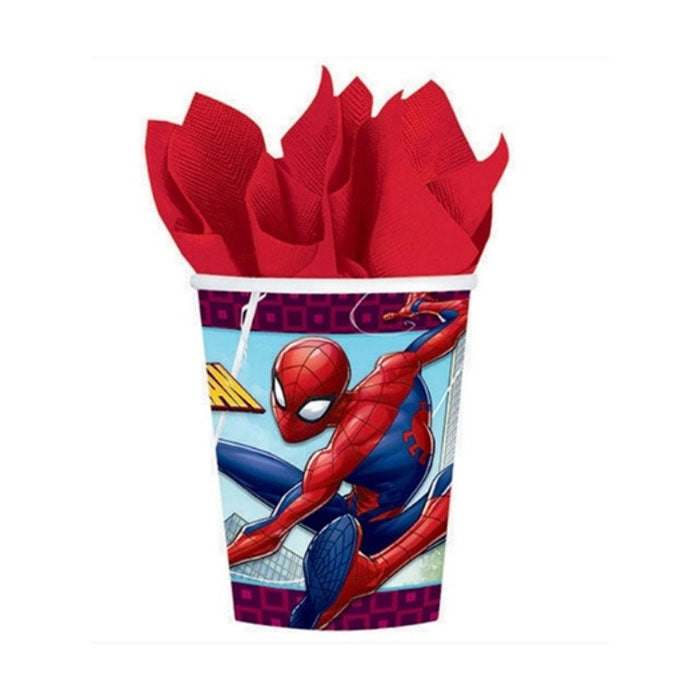 Spiderman Cups 8pk 266mL