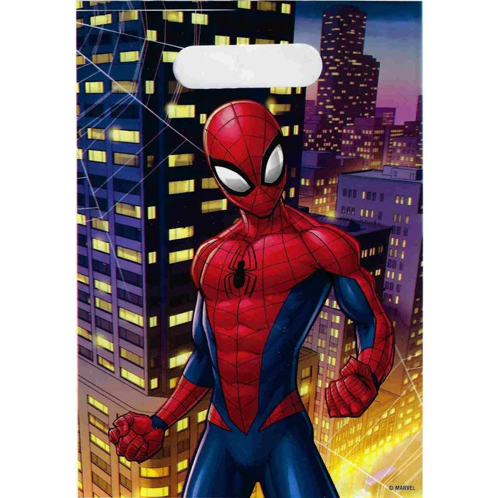 Spiderman Party Bags 8 Pack