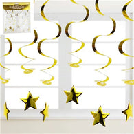 Gold Star Hanging Decorations | The French Kitchen Castle Hill