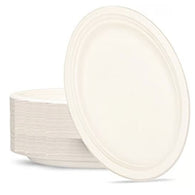 Sugarcane oval plate 50pk 9