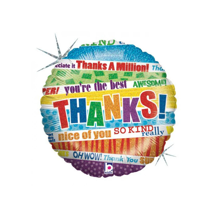 Thanks! Foil Balloon 45cm