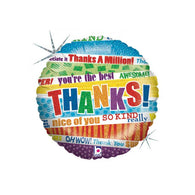 Thanks! Foil Balloon 45cm