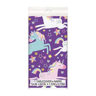 Purple Unicorn Table Cover