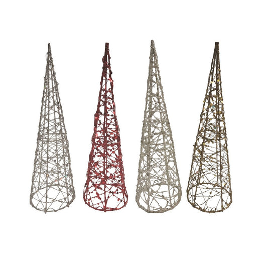 Cone Tree Wire Table Decor | 25cm