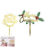 Gold Christmas Cake Topper | The French Kitchen Castle Hill
