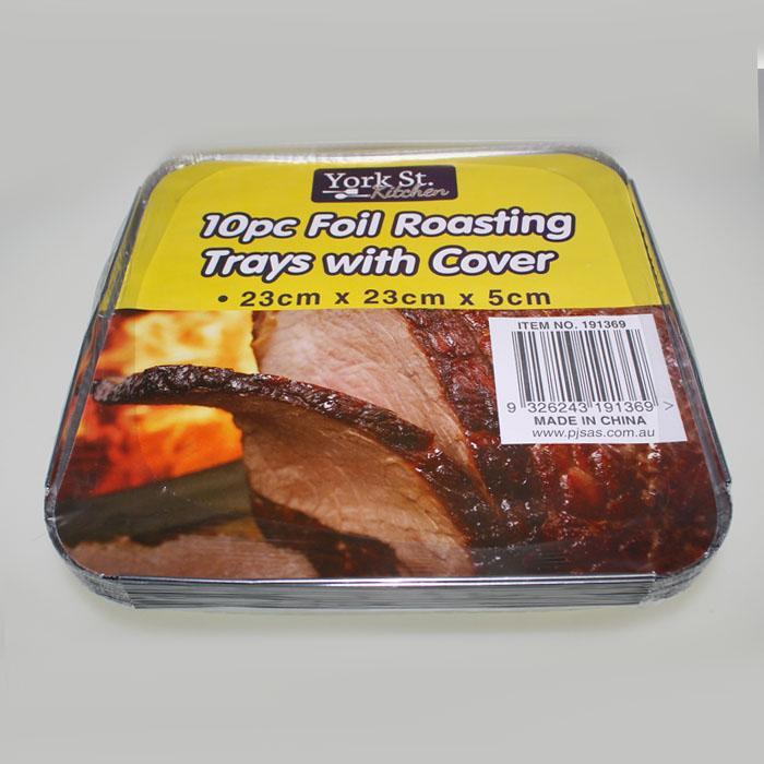 Foil Roasting Trays | With Covers |10 Pack