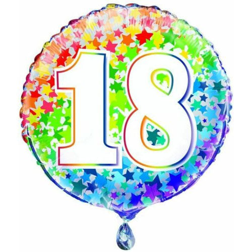 18th Happy Birthday | 18" Foil Balloon