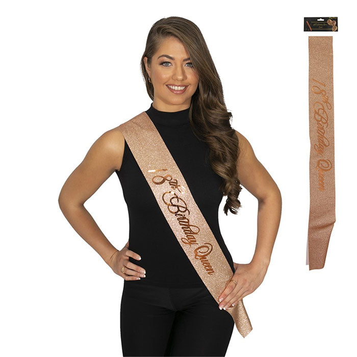 Birthday Sash Eighteen & Twenty One | The French Kitchen Castle Hill