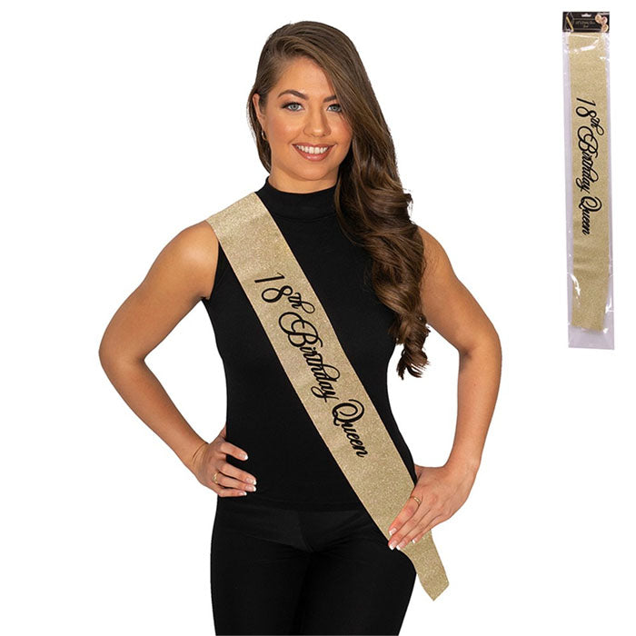 Birthday Sash Eighteen & Twenty One | The French Kitchen Castle Hill