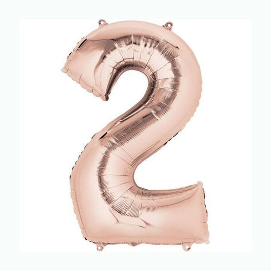Jumbo Rose Gold Foil 2 Balloon