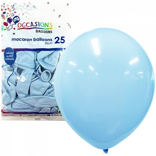 30cm Latex Balloons | Macaron Pack 25 | LBlue | Alpen | The French Kitchen Castle Hill