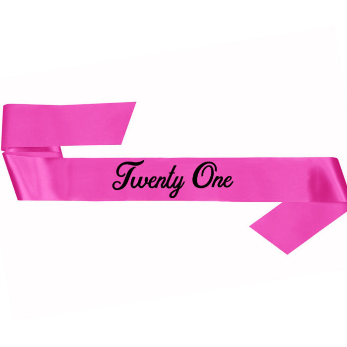 Birthday Sashes Eighteen & Twenty One | The French Kitchen Castle Hill