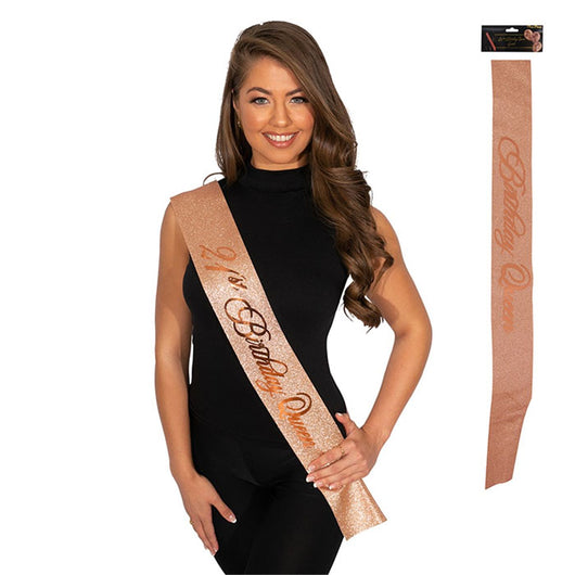 Birthday Sash Eighteen & Twenty One | The French Kitchen Castle Hill