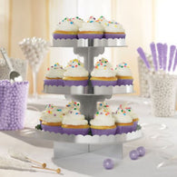 Silver or Gold 3D Cupcake Stand | The French Kitchen Castle Hill