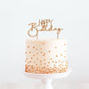 Cake Toppers Metal | Happy Birthday | Gold, Silver, Rose Gold