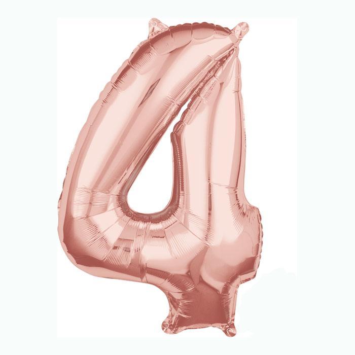 Jumbo Rose Gold Foil 4 Balloon