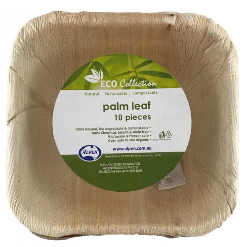 Palm Leaf Square Dipping Bowl