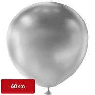 Metallic Silver Balloon | 60cm