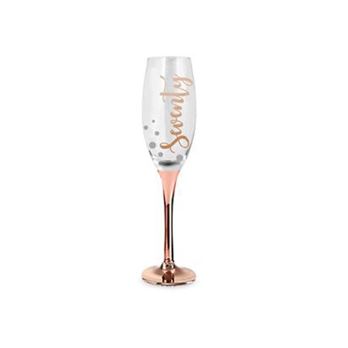 Champagne Age Glasses | Rose Gold