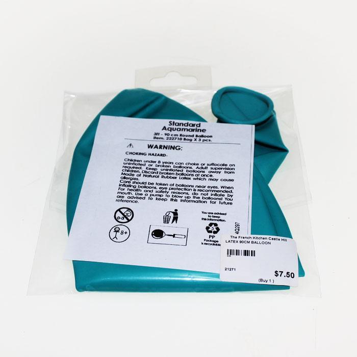 Aquamarine Balloon 90cm | Latex