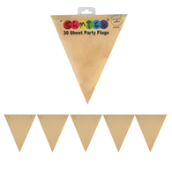 Bunting Party Flags | Kraft
