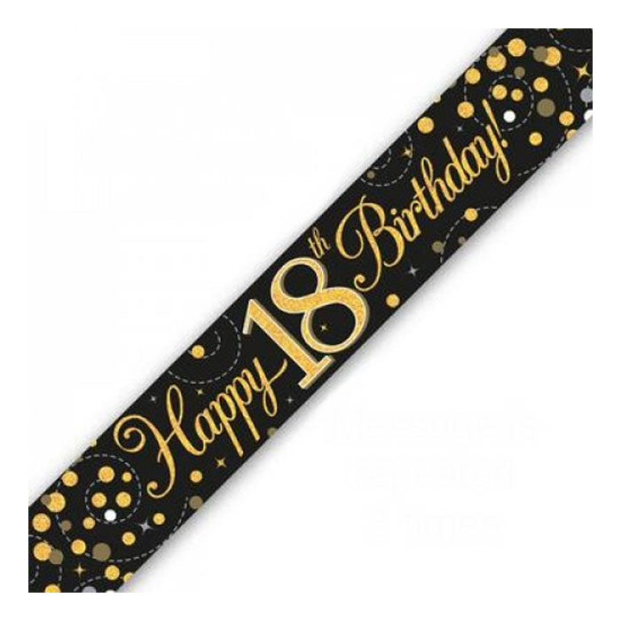 Black & Gold Birthday Banners | The French Kitchen Castle Hill