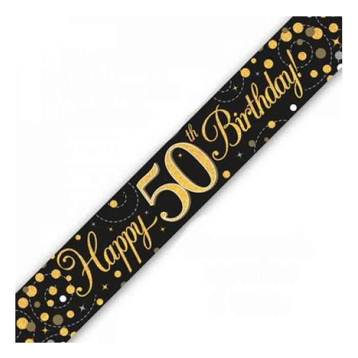 Black & Gold Birthday Banners | The French Kitchen Castle Hill