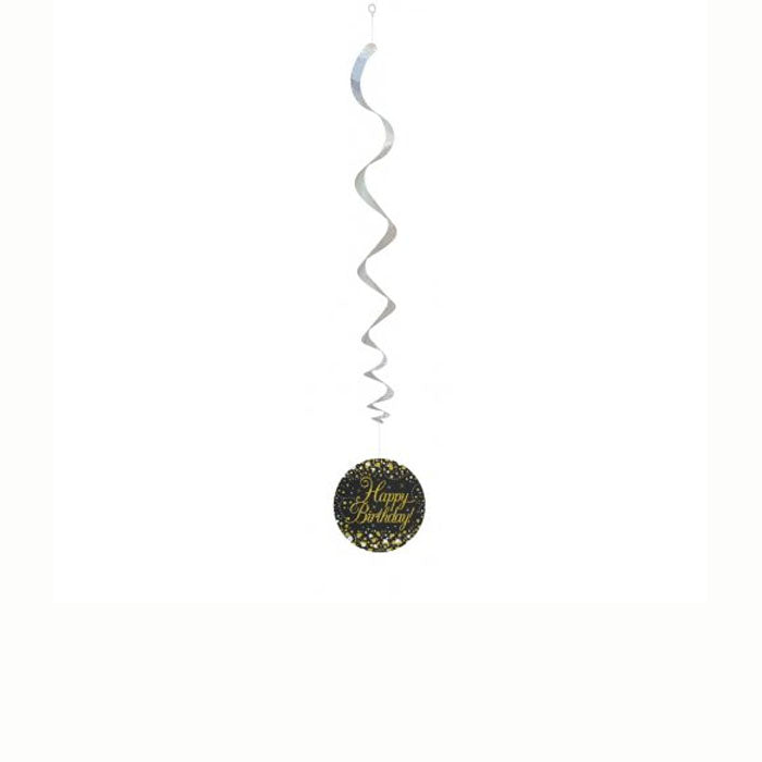 Black & Gold Hanging Swirls | The French Kitchen Caste Hill
