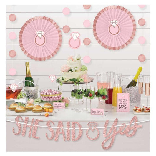 Bridal Shower | Blush Diamond | Decoration Kit