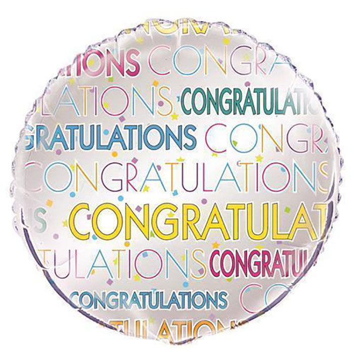 Congratulations Foil Balloon | The French Kitchen Castle Hill 