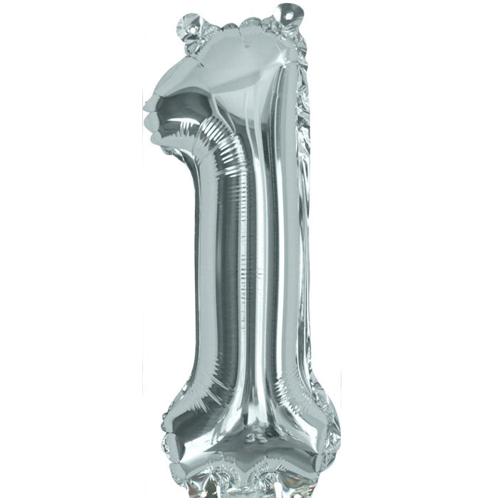 Air Filled Foil 1 Balloon Silver 35cm | The French Kitchen Castle Hill