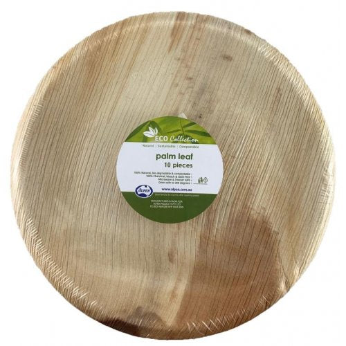 Palm Leaf Round Plate