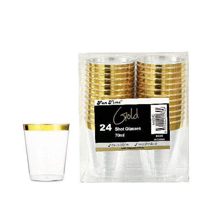 Gold Glasses 70ml | 24pk