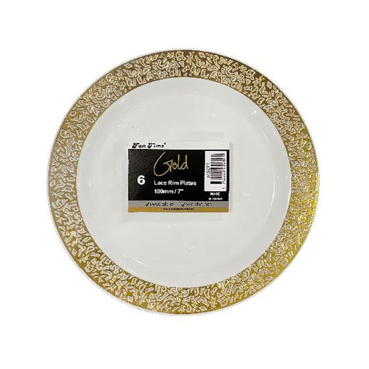 Gold Reusable Plates | 7
