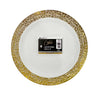 Gold Reusable Plates | 9" Round