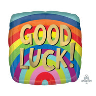Good Luck Striped Square | Foil Balloon