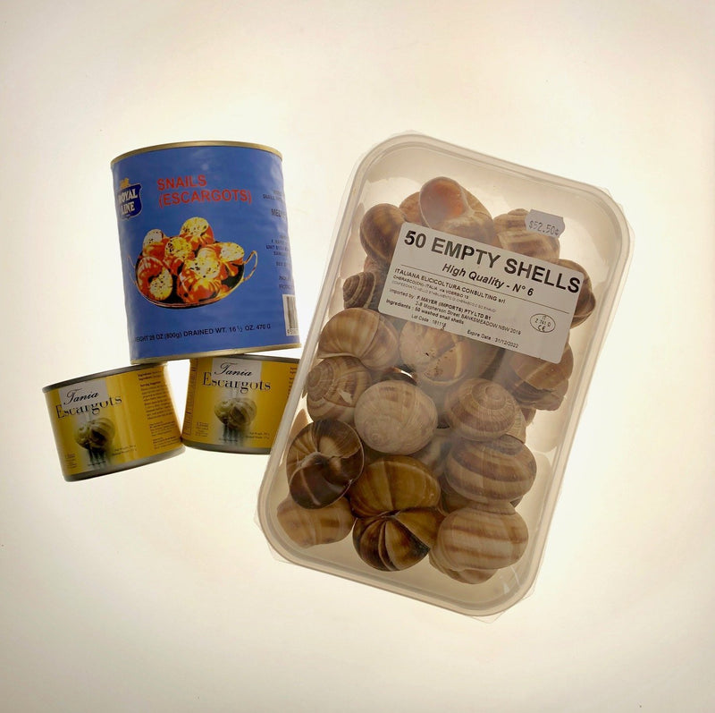 Snails | Escargots | Tinned Snail Meat