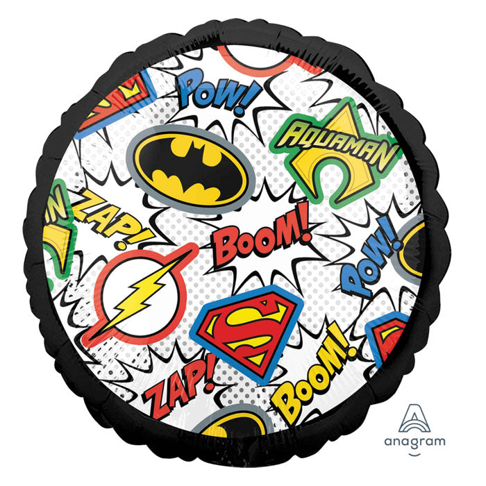 Justice League 45cm Foil Balloon | The French Kitchen Castle Hill