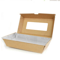 Individual grazing boxes | Kraft with clear window 19.5cm x 14cm | The French Kitchen