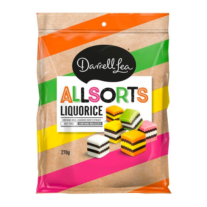 Darrell Lea Liquorice Allsorts 270g | The French Kitchen
